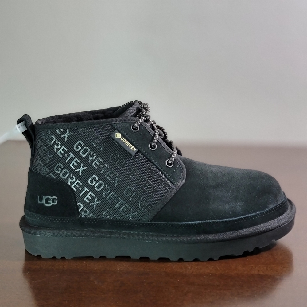 UGG Black Waterproof GORE-TEX Ankle Boots - Picture 5 of 14